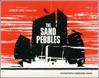 1 SandPebbles British Exhibitors Campaign Book PAGE 1 Front COVER